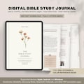 Digital Bible Study Journal PORTRAIT | Hyperlinked Bible Study Guide Prayer Journal Devotional Faith Journal Bible Tracker GoodNotes iPad product logo