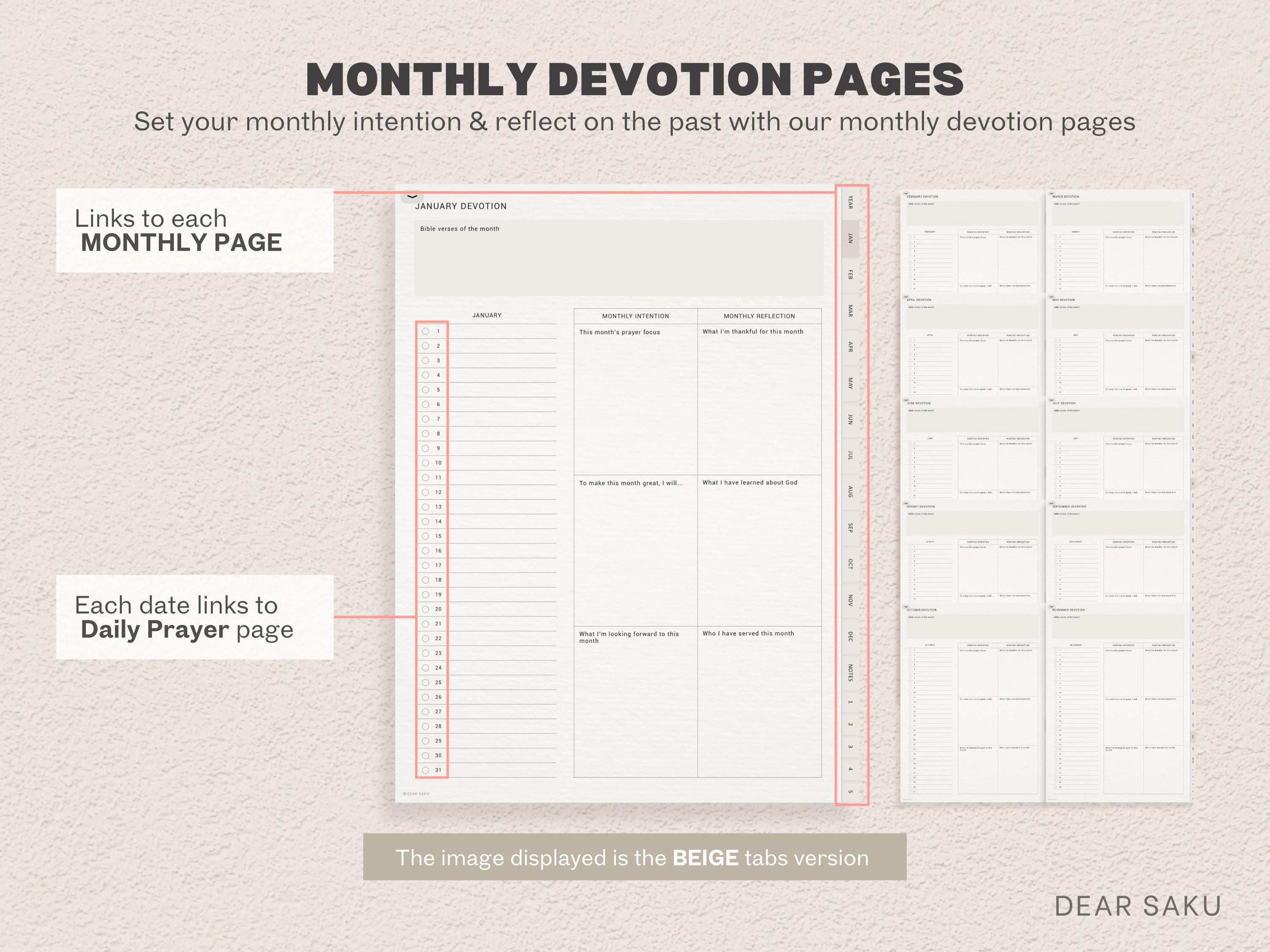 Digital Prayer Journal PDF | Soft Paper Texture | Daily Bible Study ...