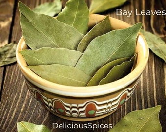 Indian BAY LEAVES - Whole | Organic Bay Leaf | Best Quality Bay leaf | Tej Patta | Pure Bay Leaves - Dried Bay Leaves - Taj Pata