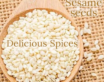 White Sesame Seeds -- Safed Till -- Hulled Sesame Seeds