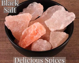 Black Salt Whole -- Kala Namak -- Real Himalayan Salt Super Natural Quality