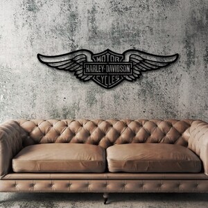 cast iron harley davidson sign