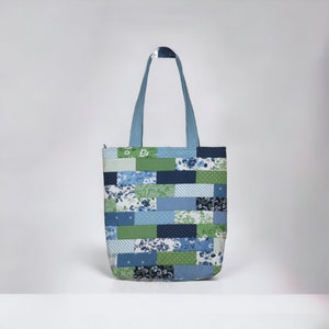 Quilted tote bag, shoulder bag for women, quilted bag, handmade tote bag, handmade shoulder bag, gift for mon