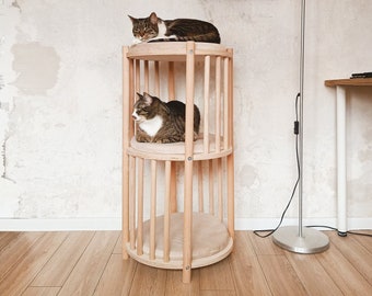 FILO MAXI Big Cat Tower, Cat furniture, Cat Tree, Cat house, Cat cave, Cat bed, Cat design, Modern Cat, Cat Gift
