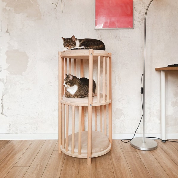 FILO MAXI Big Cat Tower, Cat furniture, Cat Tree, Cat house, Cat cave, Cat bed, Cat design, Modern Cat, Cat Gift