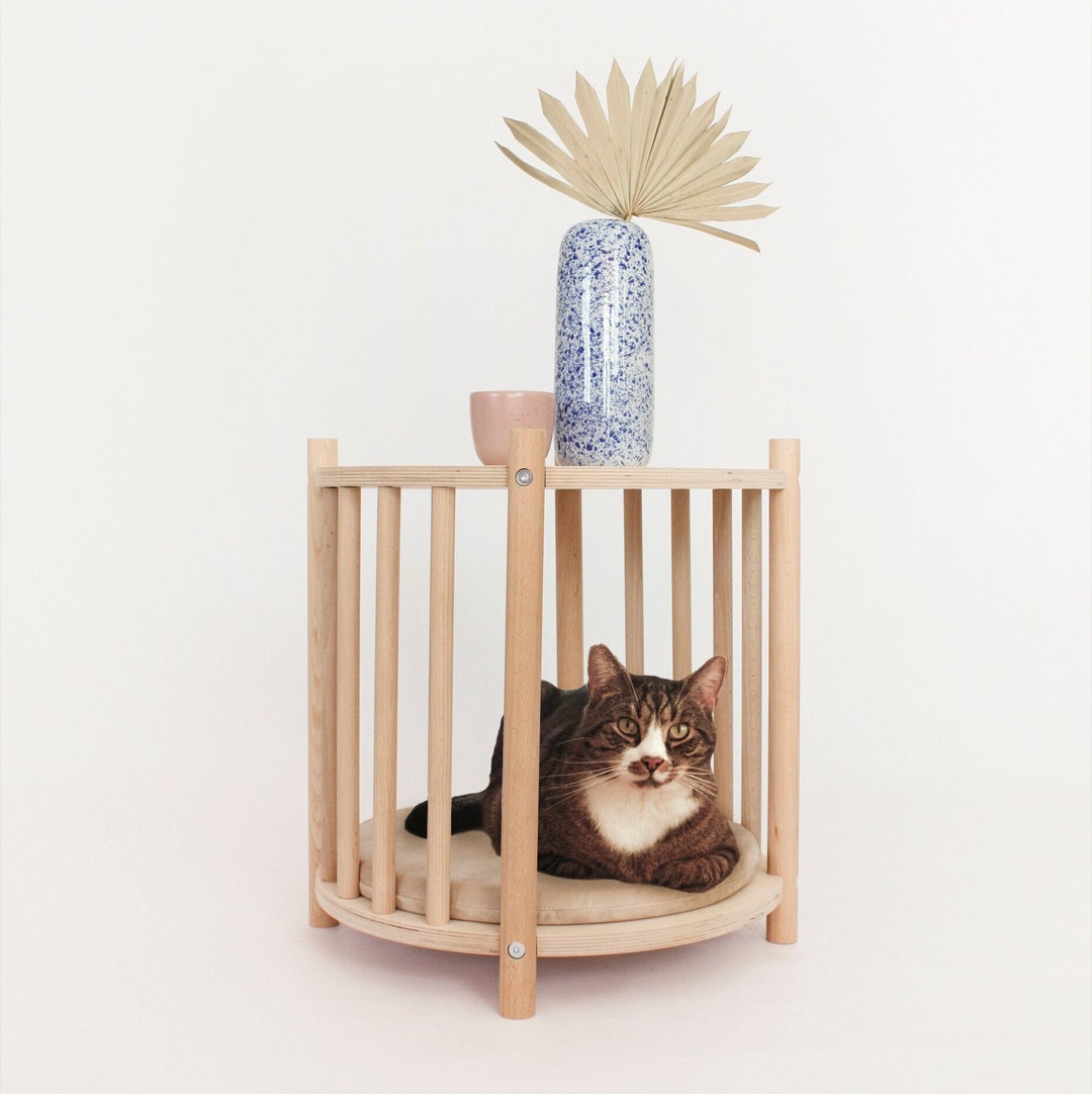 FILO MINI Small Cat Tower, Cat Table, Cat Furniture, Round Coffee Table