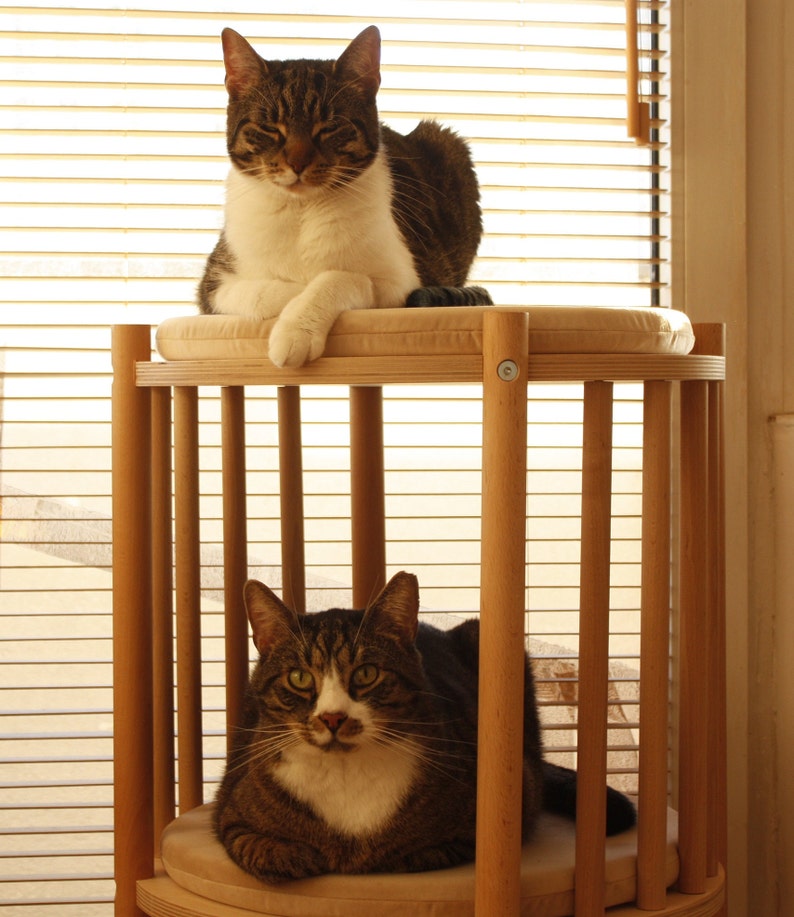 Filo mini small cat tower cat table cat furniture round etsy