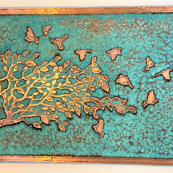 Copper Wall Decor Etsy
