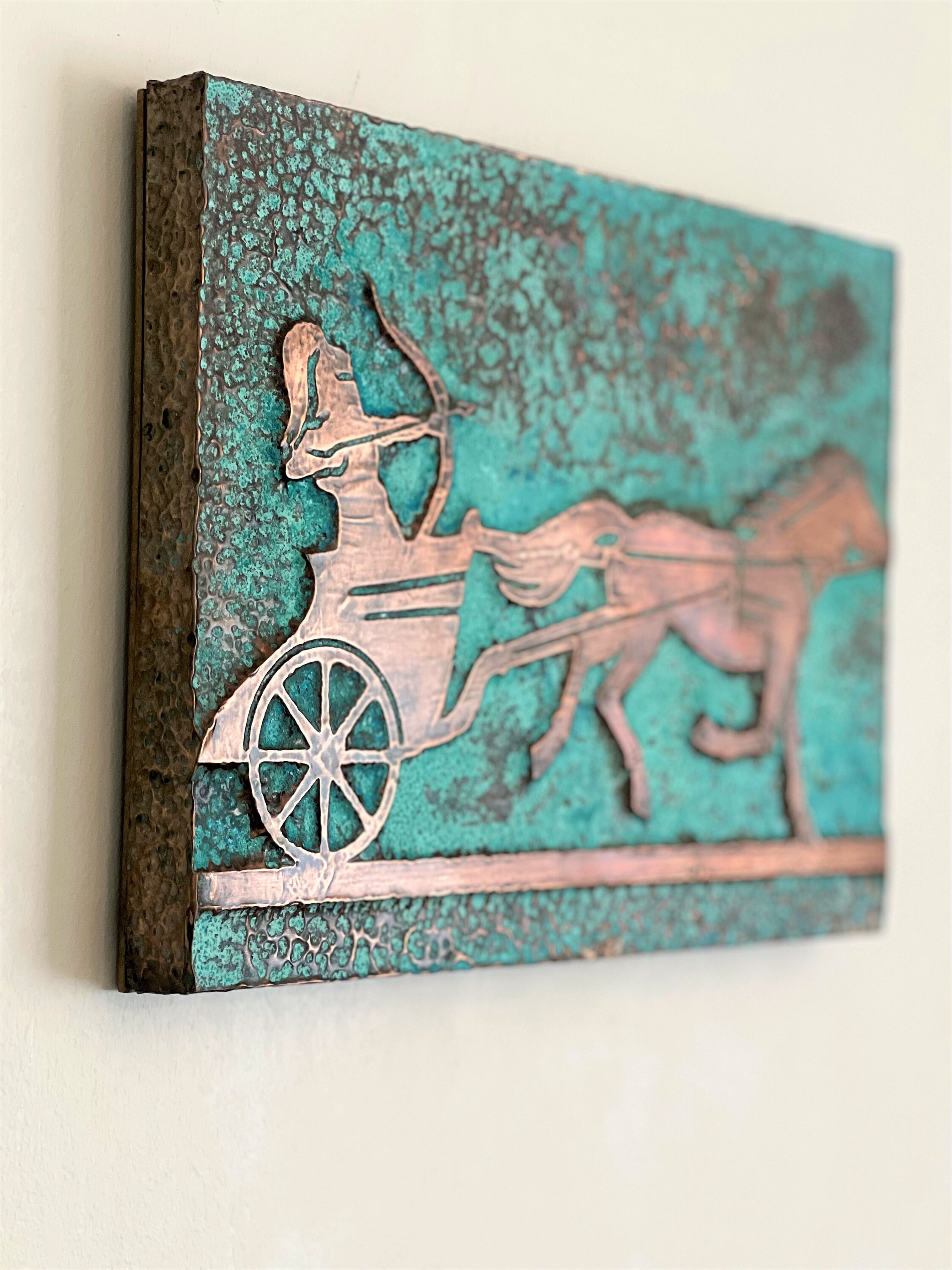 Copper Wall Hangings Metal Wall Art Bar Wall Decor Framed Wall Art - Etsy