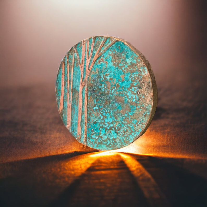 Rustic Copper Wall Art | Farmhouse Decor | Textured Wall Decor ...