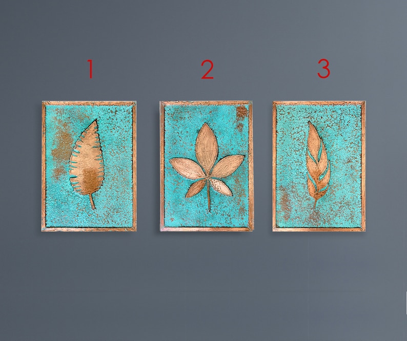 Living Room Wall Art Copper Decor Unique Wall Decor Etsy