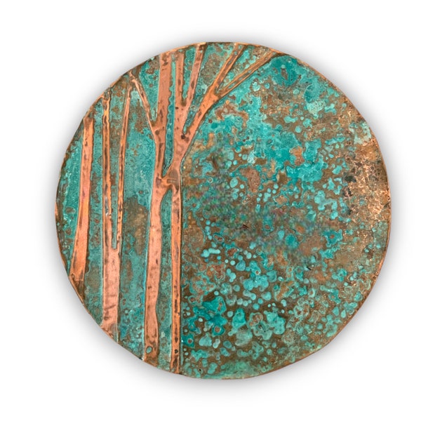 Copper Wall Art Etsy