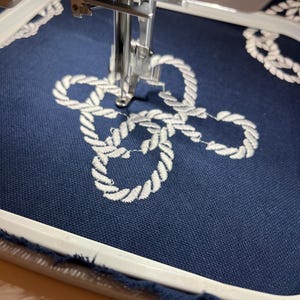 Cross Made of Rope, 4 Sizes, Machine Embroidery Designs - Etsy