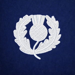Scottish Vintage Rugby Scotland 1871 Thistle, 3 sizes, machine embroidery designs