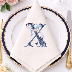 Vintage Monogram Alphabet, 3 sizes, machine embroidery designs