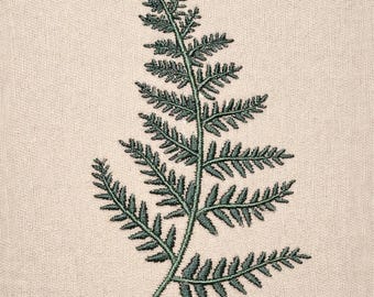 Fern branch, 3 sizes, machine embroidery designs