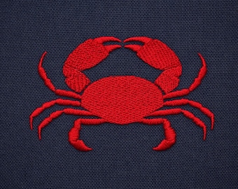 Red Crab, 10 sizes, machine embroidery designs