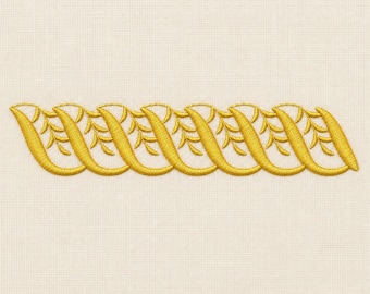 Rope and laurel Border 8 sizes machine embroidery designs