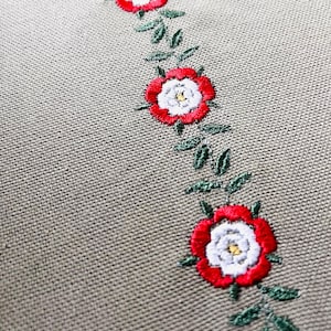Tudor border, 4 sizes machine embroidery designs instant download