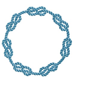 Machine Embroidery Rope Frame Rope Circle Frame With Knot, 5 Sizes, Machine Embroidery Designs - Etsy