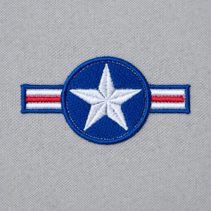 Escarapela de la USAF, 5 tamaños, diseños de bordado a máquina