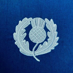 Scottish Vintage Rugby Scotland 1871 Thistle, 3 sizes machine embroidery designs instant download
