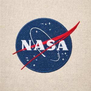 NASA logo, 4 sizes, machine embroidery designs
