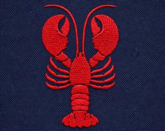 Red Lobster, 14 sizes, machine embroidery designs
