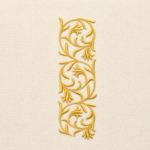 Baroque Floral Border, 8 sizes, machine embroidery designs