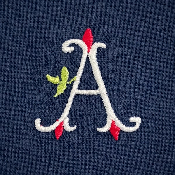 Old Monograms, 26 capital letters, 4 sizes, machine embroidery designs