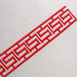 Greek Key Border, 12 sizes, machine embroidery designs
