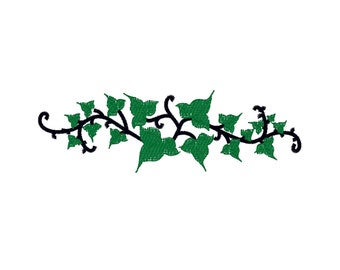 Ivy, ivy leaves 4 sizes machine embroidery designs instant download