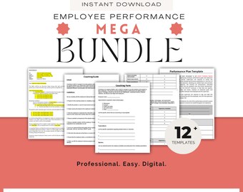 Employee Performance Evaluation Template | HR Template | Employee Review | Human Resources | Employee Evaluate Template | Employee Contract