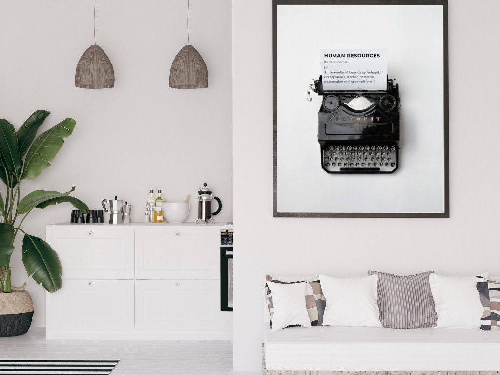 Human Resources Printable Art ǀ HR Office Décor ǀ Digital Art ǀ Office