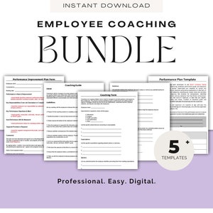 Human Resource Template  | Human Resources | Employee Coaching | Editable in MS Word, PDF, and Canva | New Hire Checklist | Checklist | HR