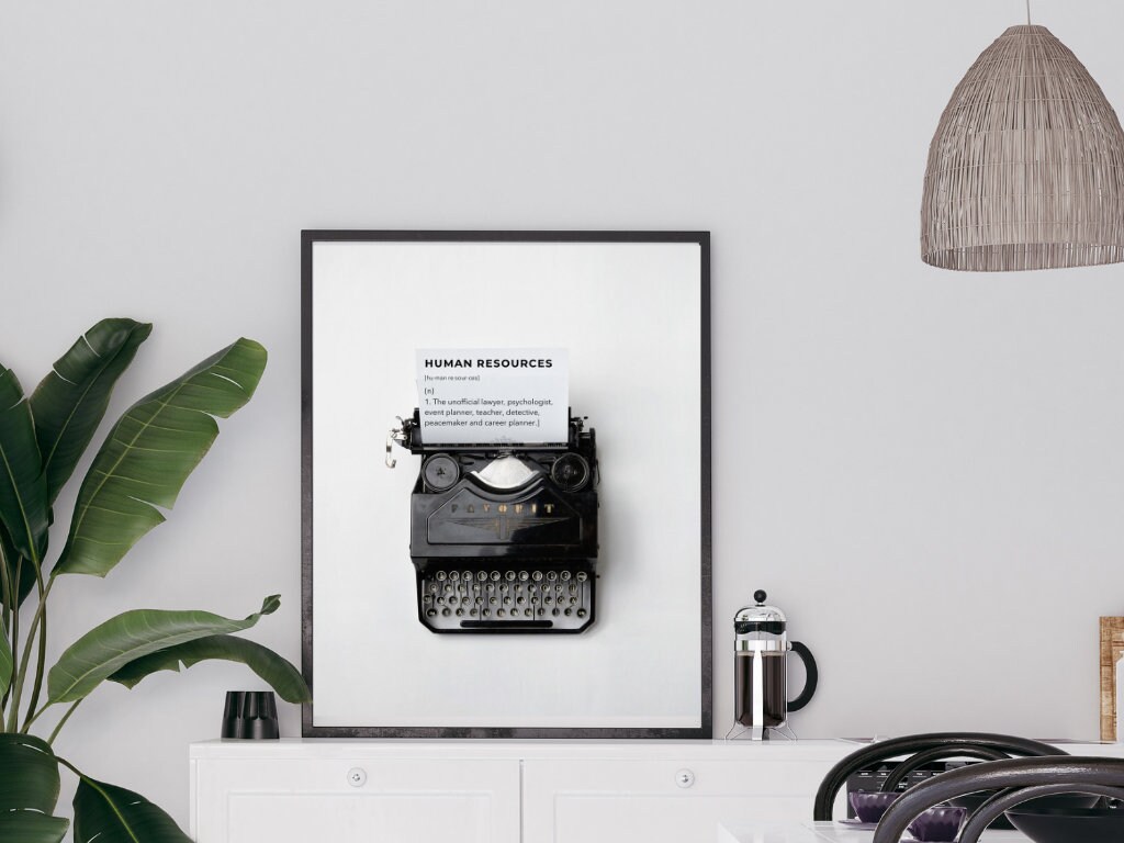 Human Resources Printable Art ǀ HR Office Décor ǀ Digital Art ǀ Office