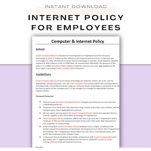 IT Policy for Employees ǀ Internet and IT Policy ǀ Employee Contract ǀ Human Resources Forms ǀ New Hire Paperwork ǀ Employee Onboarding