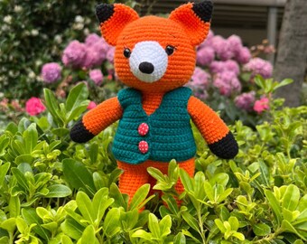 Crochet Fox PATTERN. Amigurumi Fox "Lava". Amigurumi pattern animals. Digital Download (PDF) In English