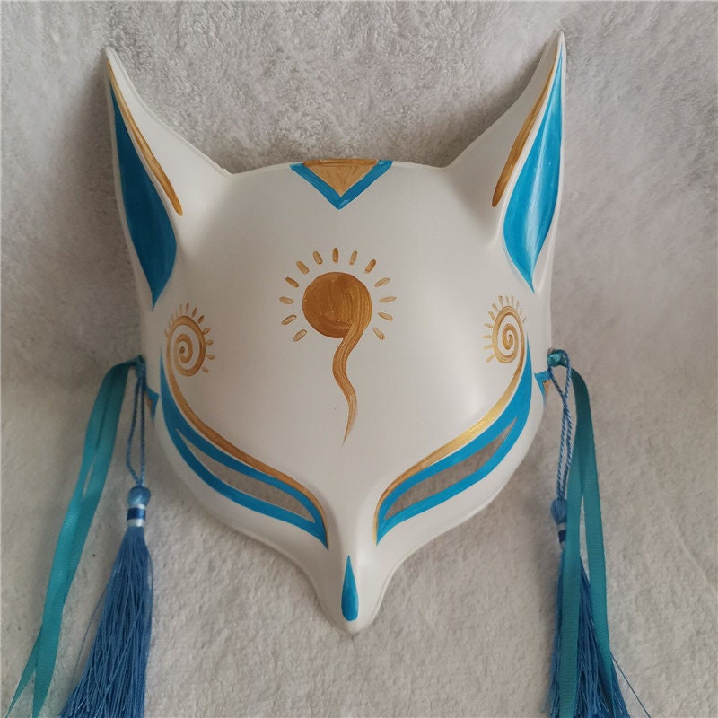 metrisk marmorering usund Fox Mask Fox Masquerade Mask Craft Fox Fox Mask Cosplay - Etsy Denmark