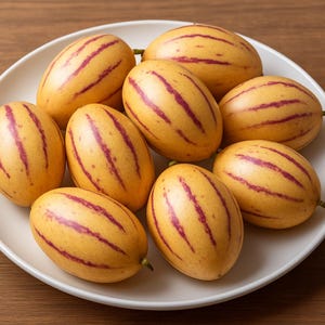 10 zaden van zoete komkommer (Solanum muricatum) – zeldzame exotische vrucht, productieve plant, gemakkelijk te kweken, ideaal voor stadstuinen