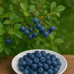 100 Semillas de Vaccinium myrtillus | Arándano Azul Europeo | Bilberry, Planta Frutal, Súper Alimento, Jardinería, Arbusto Productivo