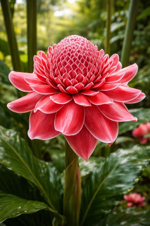 Etlingera Elatior Seeds (10) | Torch Ginger Flower | Tropical Torch Flower  | Rare Exotic Plant | Garden - Etsy Israel