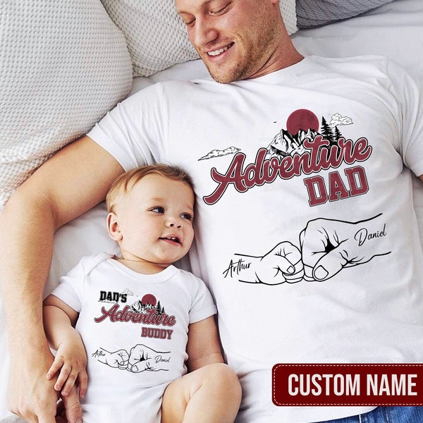 Father's Day Shirt, Our First Fathers Day Baby Shirt, Matching Dad Baby Tee, Dad Daughter T- Shirt, New Dad Tee, Gift for Daddy and Baby