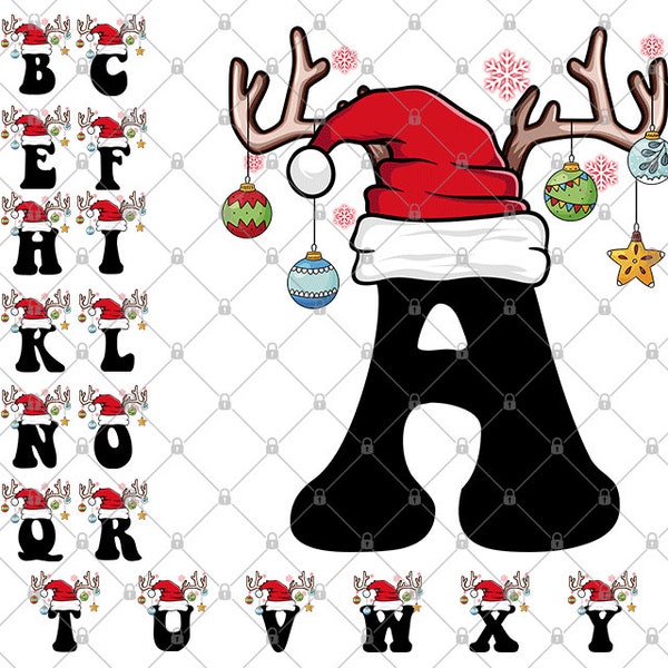 Personalized Name Christmas Png, Christmas alphabet png, Christmas Letter Png, Custom Name Png, Christmas Png, Family Name Png