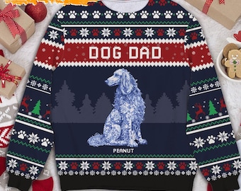buy dog christmas sweater Christmas Maple Snowflake Turtleneck Knitted Sweater Pet Clothes Grey Deer / 10 main image 1