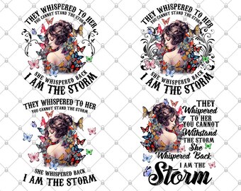 They Whispered to Her You Cannot Withstand the Storm She - Etsy