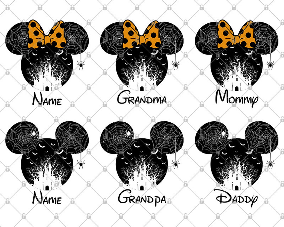 Halloween Mouse Head Png Spooky Castle Png Spooky Vibes Png - Etsy