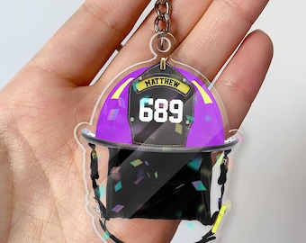 PORTE CLÉS PERSONNALISABLE CADEAU Pour Un POMPIER, Pour Dire Merci Pour Un Super Pompier