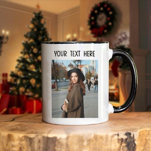 Personalized Photo Coffee Mug, Custom Picture Mug, Mug with Photo/Text, Birthday Gift for Mom/Dad, Valentine&#39;s Day Gift, Custom Mug