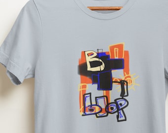 Blop – Abstract System Composition T-Shirt, Modern Graphic Tee